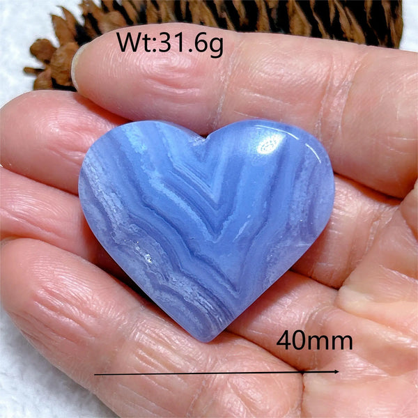 Blue Lace Agate Heart-ToShay.org