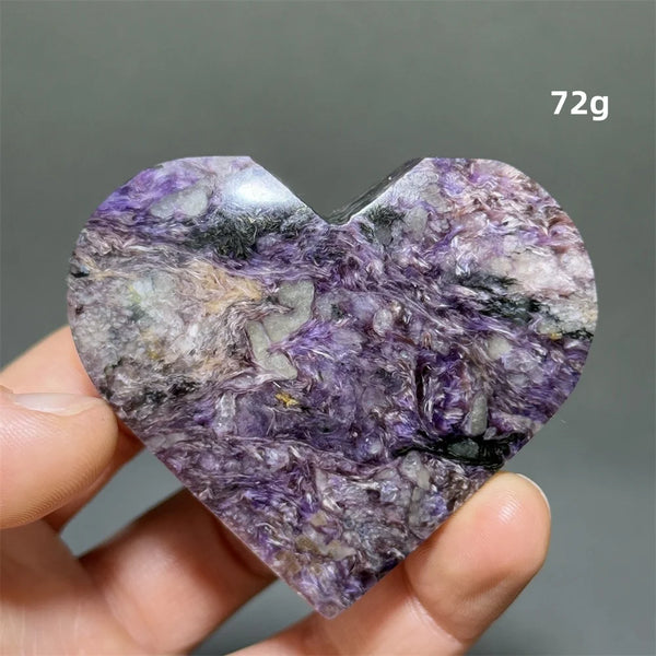 Purple Dragon Crystal Heart-ToShay.org
