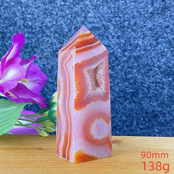 Red Lace Agate Point-ToShay.org