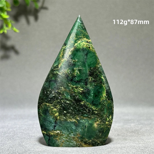 Green Emerald Agate Torch-ToShay.org
