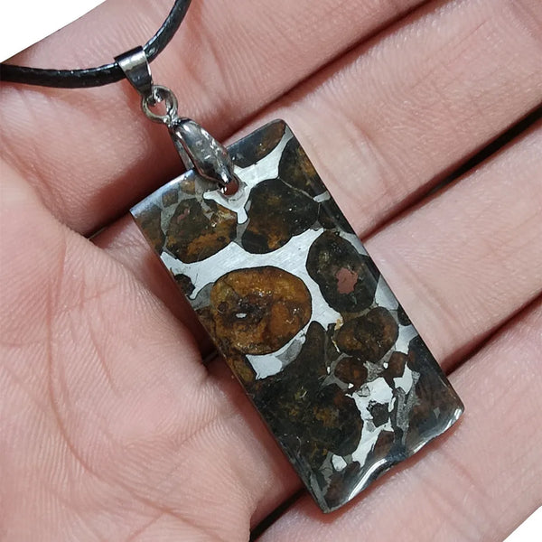 Olive Meteorite Pendant-ToShay.org