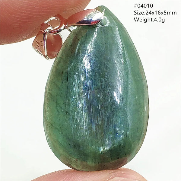 Green Blue Kyanite Pendant-ToShay.org