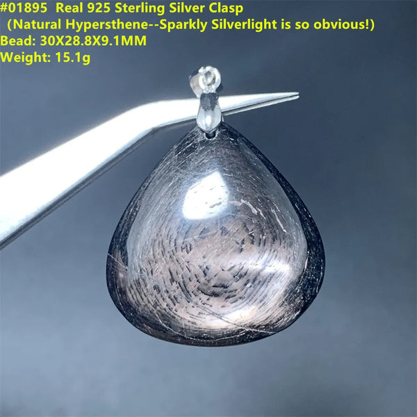 Black Hypersthene Pendant-ToShay.org