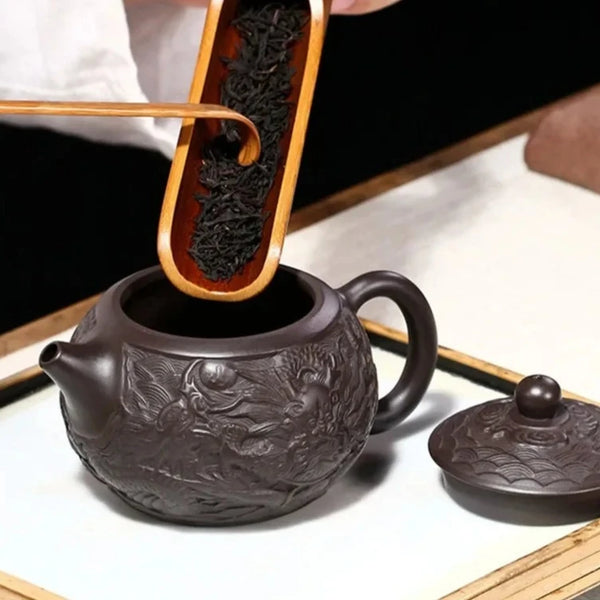 Dragon Clay Tea Pot-ToShay.org