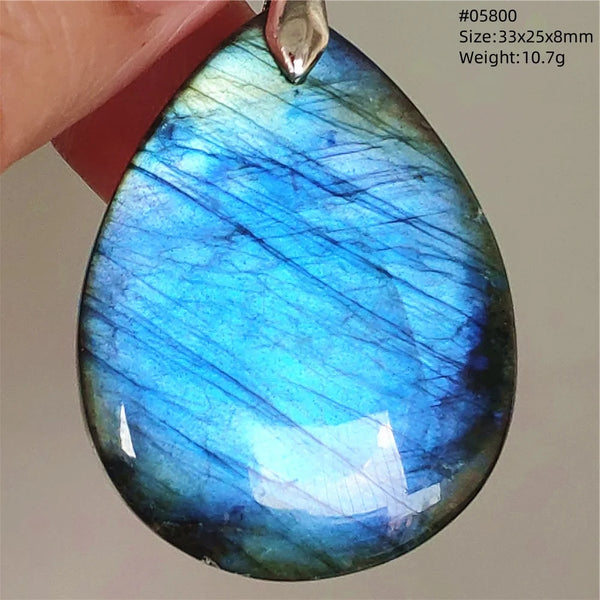 Blue Purple Labradorite Pendant-ToShay.org