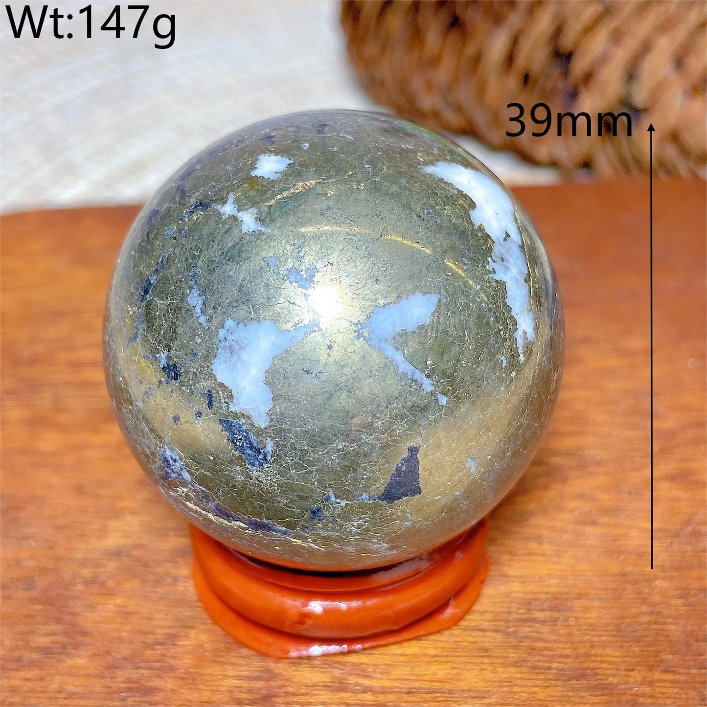 Gold Pyrite Ball-ToShay.org