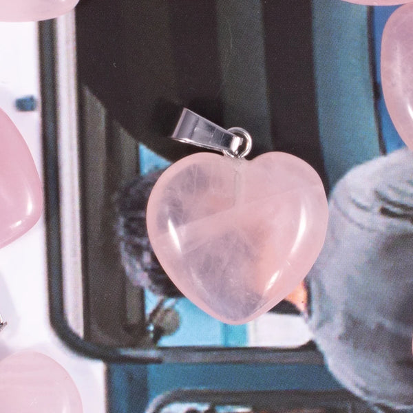 Pink Rose Quartz Hearts-ToShay.org