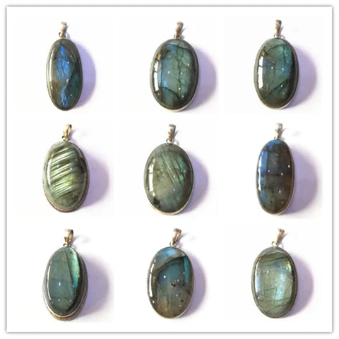 Blue Labradorite Pendants-ToShay.org