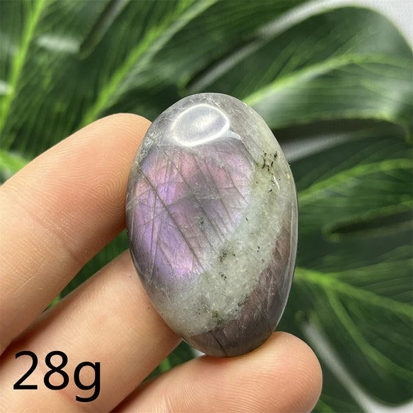 Purple Labradorite Palm Stone-ToShay.org