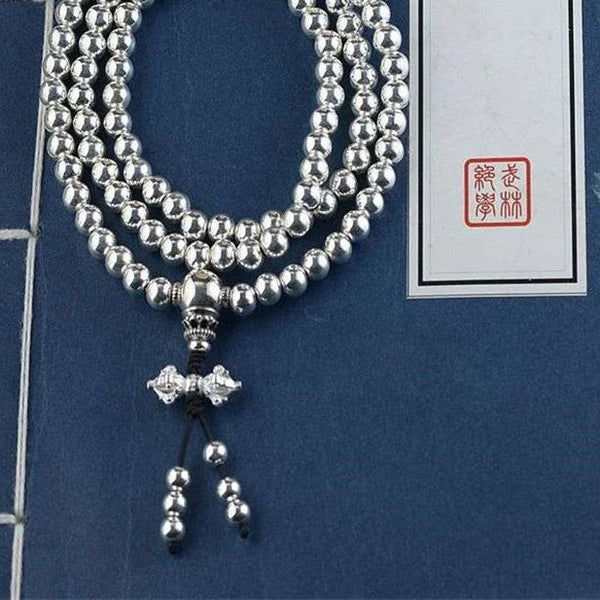 Silver Bead Bracelet-ToShay.org