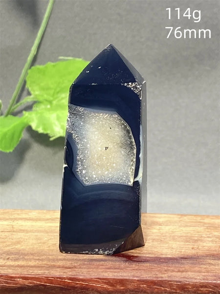 Black Striped Agate Tower-ToShay.org