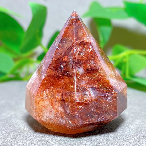 Red Fire Quartz Diamond Tower-ToShay.org