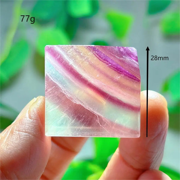 Purple Fluorite Crystal Square-ToShay.org
