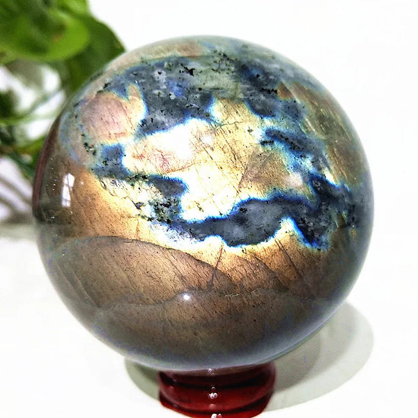 Yellow Labradorite Crystal Ball-ToShay.org