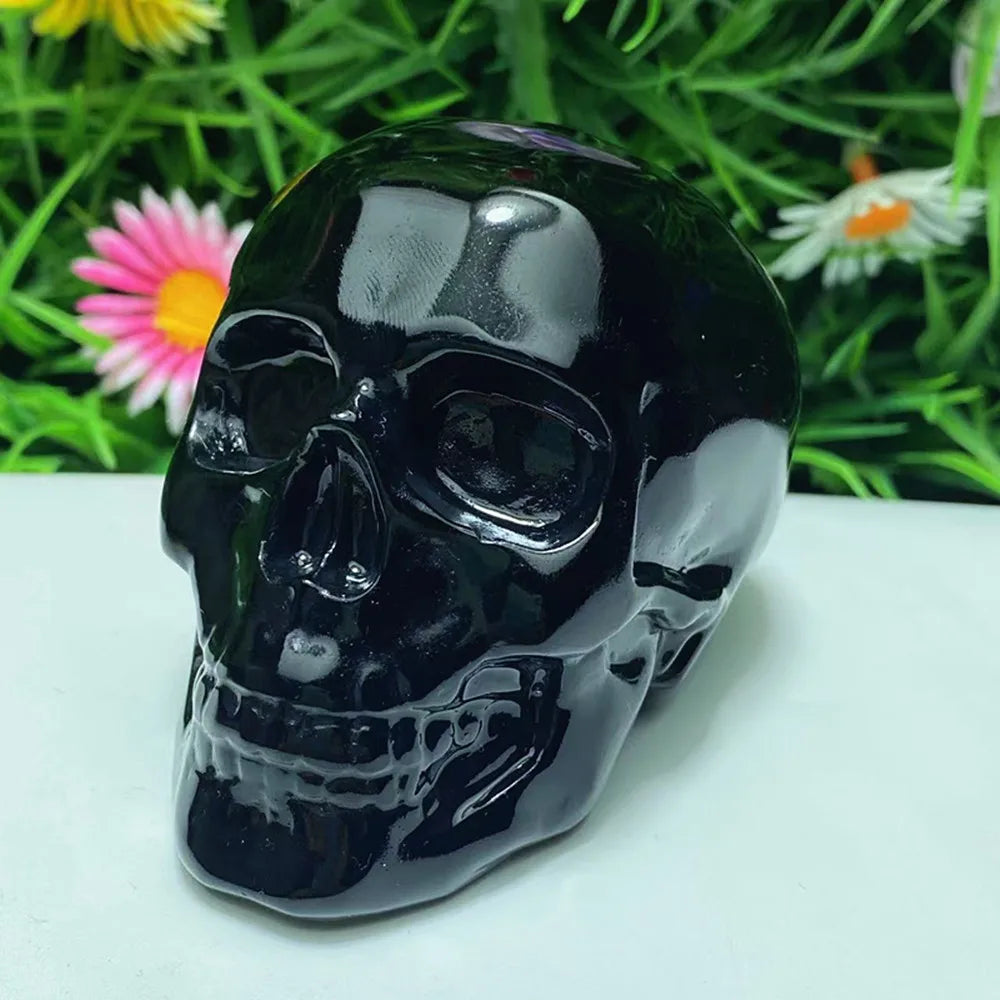 Black Obsidian Skull-ToShay.org