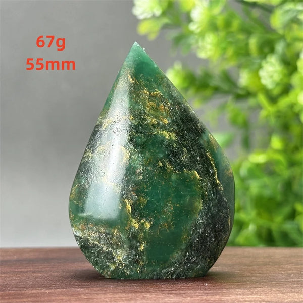 Green Emerald Agate Torch-ToShay.org