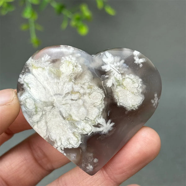 Black Cherry Agate Heart-ToShay.org