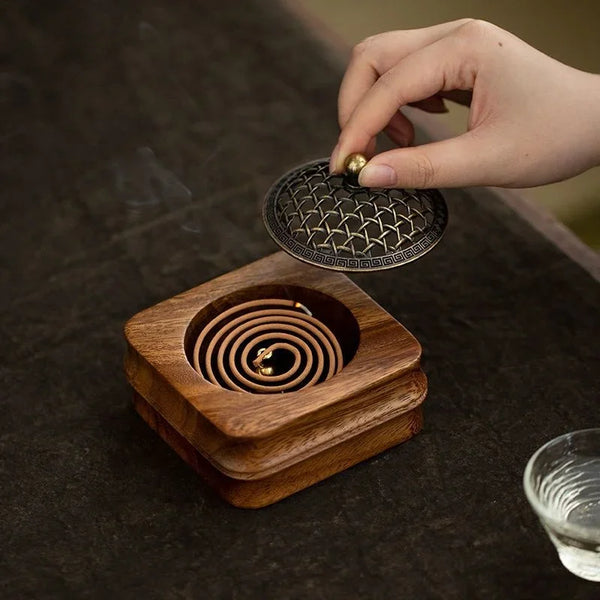 Wood Incense Burner-ToShay.org