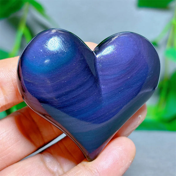 Rainbow Obsidian Heart-ToShay.org