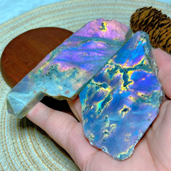 Purple Labradorite Slice-ToShay.org
