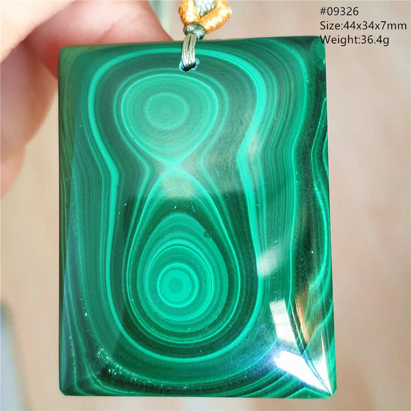 Green Malachite Chrysocolla Pendant-ToShay.org