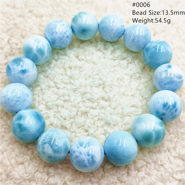 Blue Larimar Bead Bracelet-ToShay.org