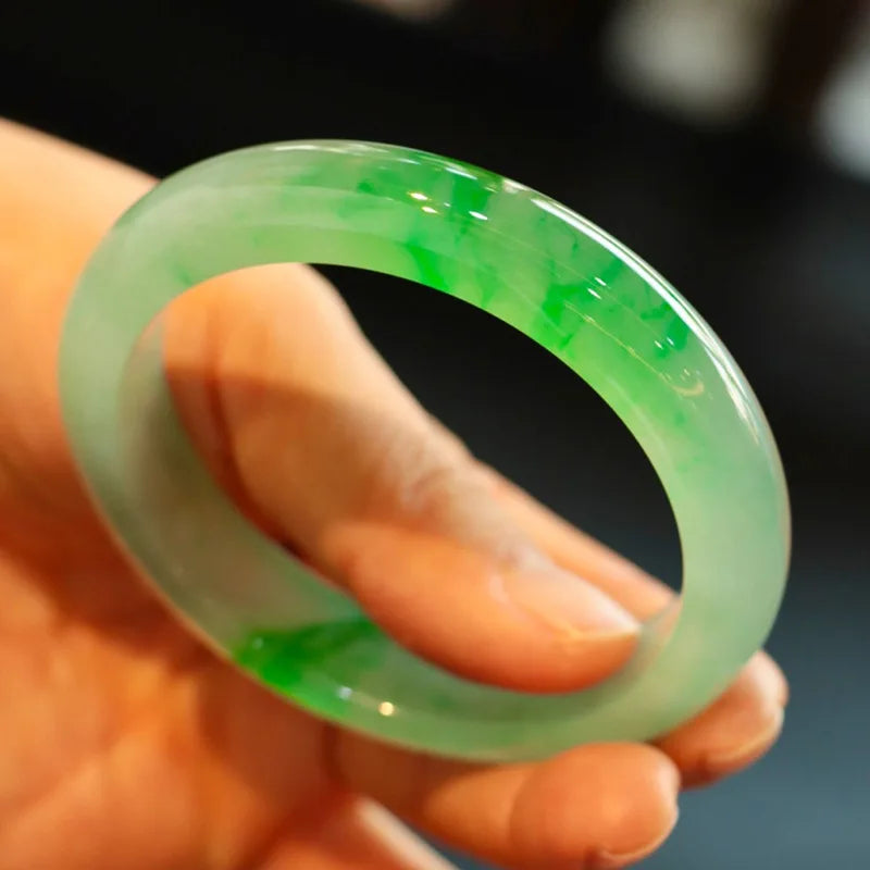 Green Jade Bangle-ToShay.org