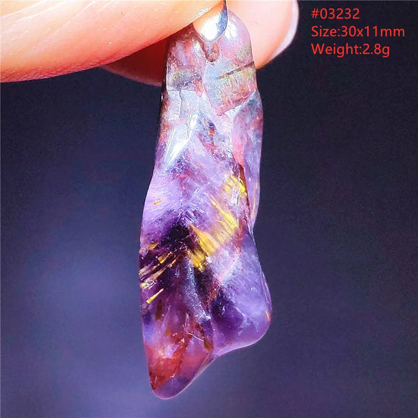 Purple Red Auralite Pendant-ToShay.org