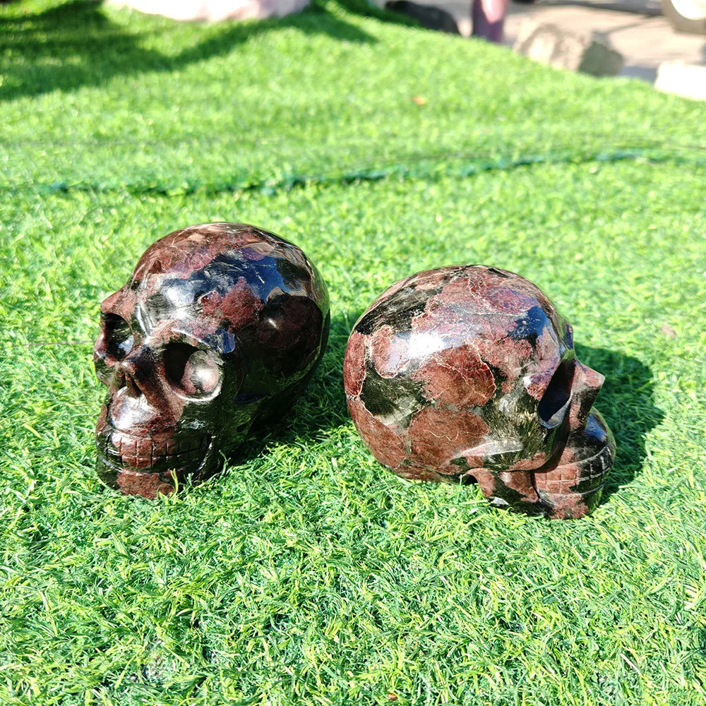 Red Garnet Skull-ToShay.org
