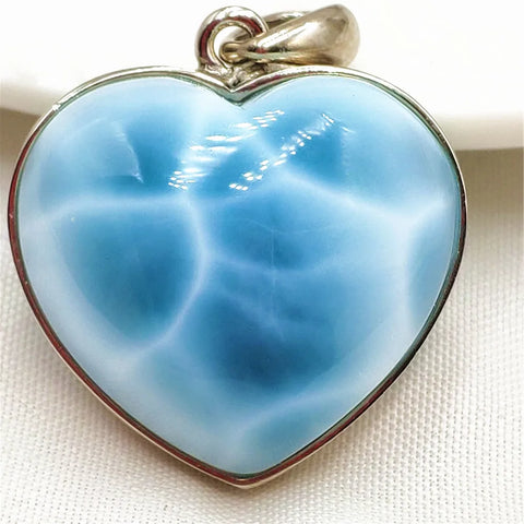 Blue Larimar Pendant-ToShay.org