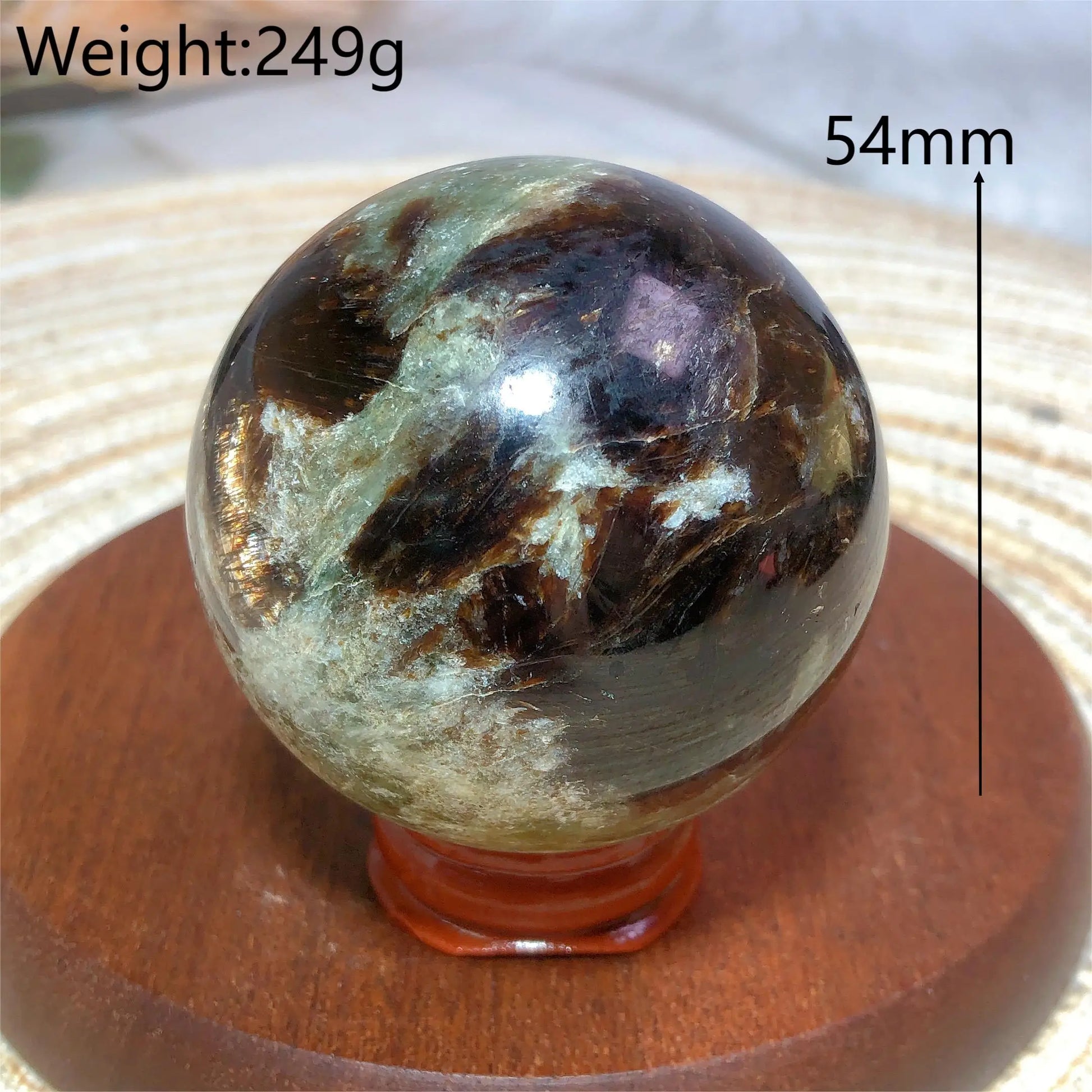Gold Flash Phlogopite Balls-ToShay.org