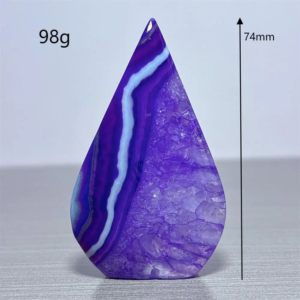 Violet Agate Torch-ToShay.org