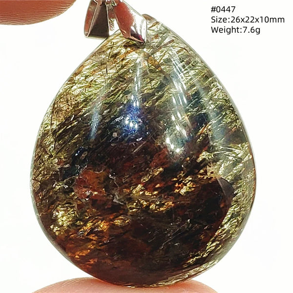 Black Rutilated Copper Quartz-ToShay.org