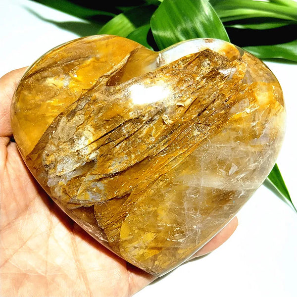 Yellow Blood Quartz Heart-ToShay.org