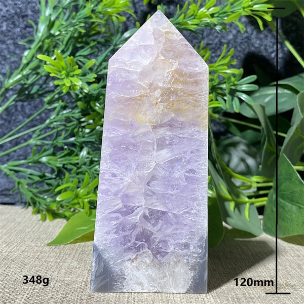 Purple Amethyst Agate Point-ToShay.org