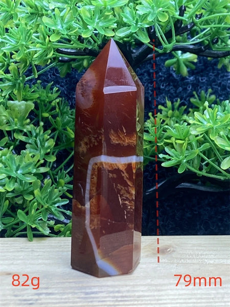 Orange Carnelian Wand-ToShay.org