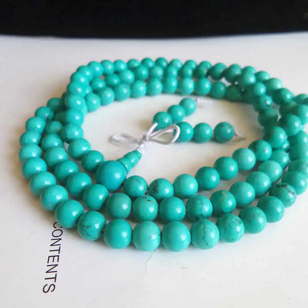 Blue Turquoise Prayer Beads-ToShay.org