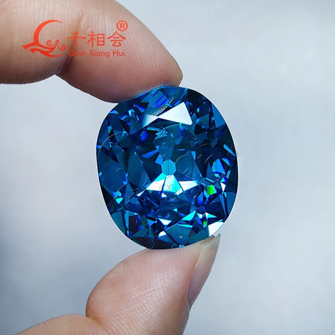 Blue Cubic Zirconia Diamond-ToShay.org