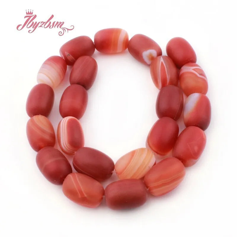 Red Agate Column Beads-ToShay.org