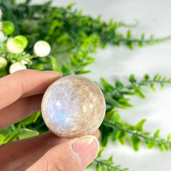 Rainbow Moonstone Ball-ToShay.org
