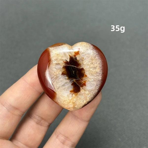 Orange Carnelian Heart-ToShay.org