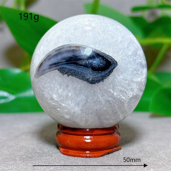 Black Silk Agate Ball-ToShay.org