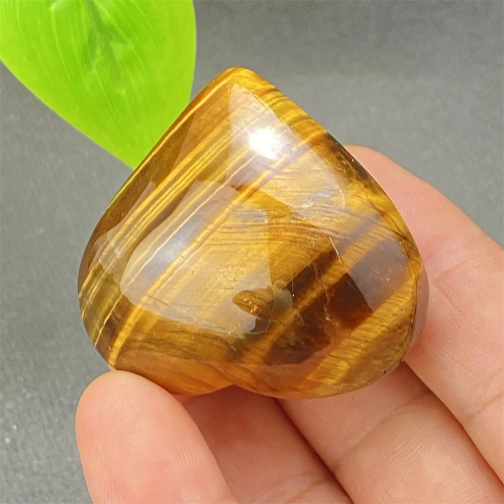 Yellow Tiger Eye Heart-ToShay.org