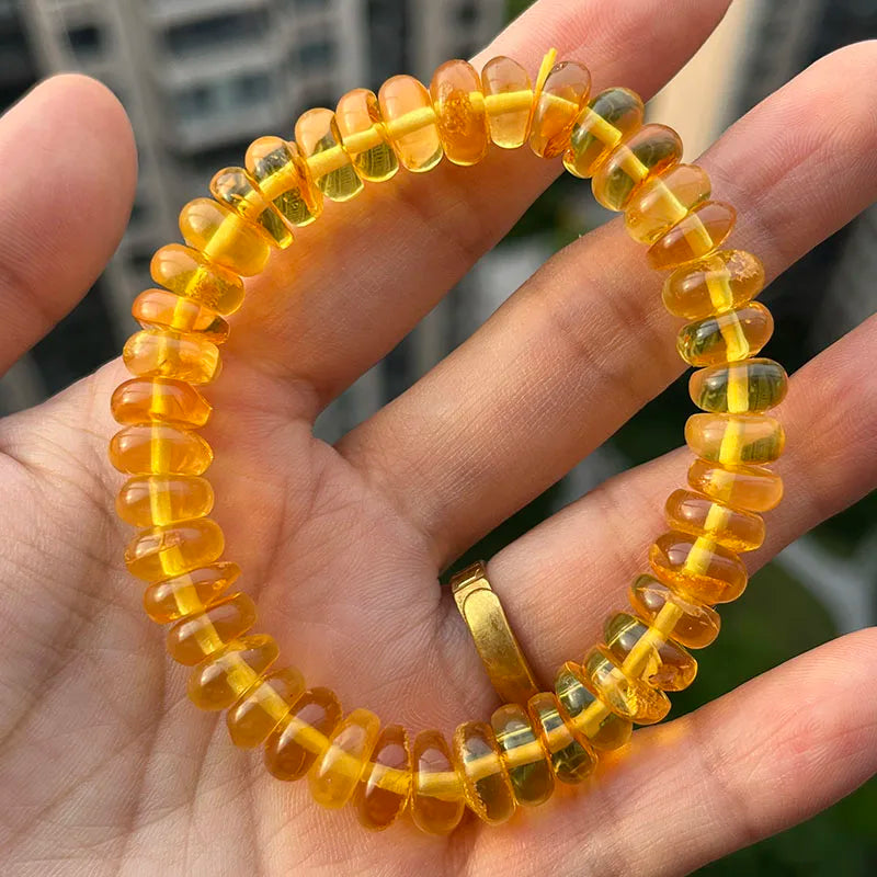 Yellow Amber Bracelet-ToShay.org