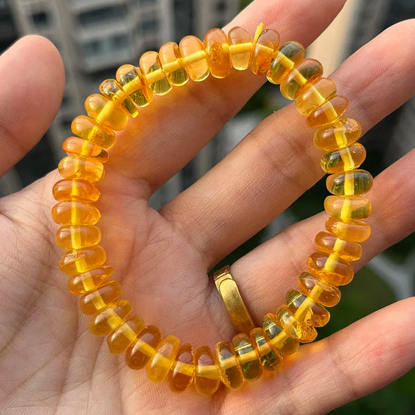Yellow Amber Bracelet-ToShay.org