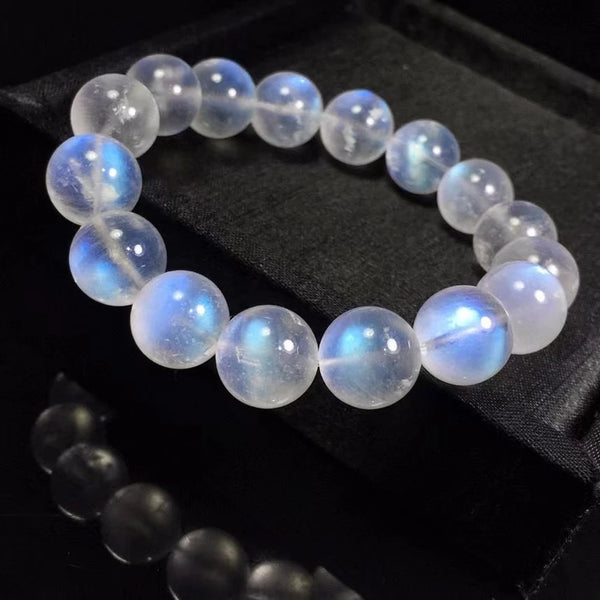 Blue Moonstone Bead Bracelet-ToShay.org