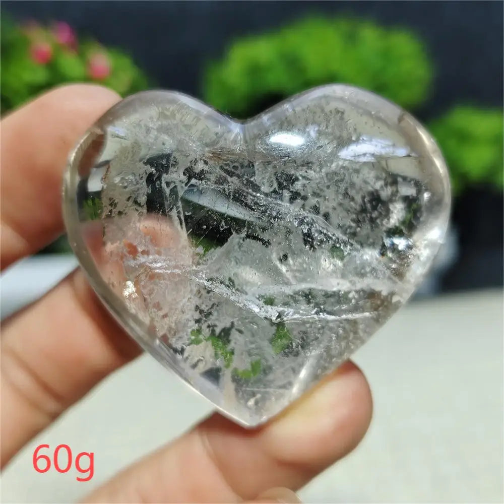 Clear Crystal Heart-ToShay.org