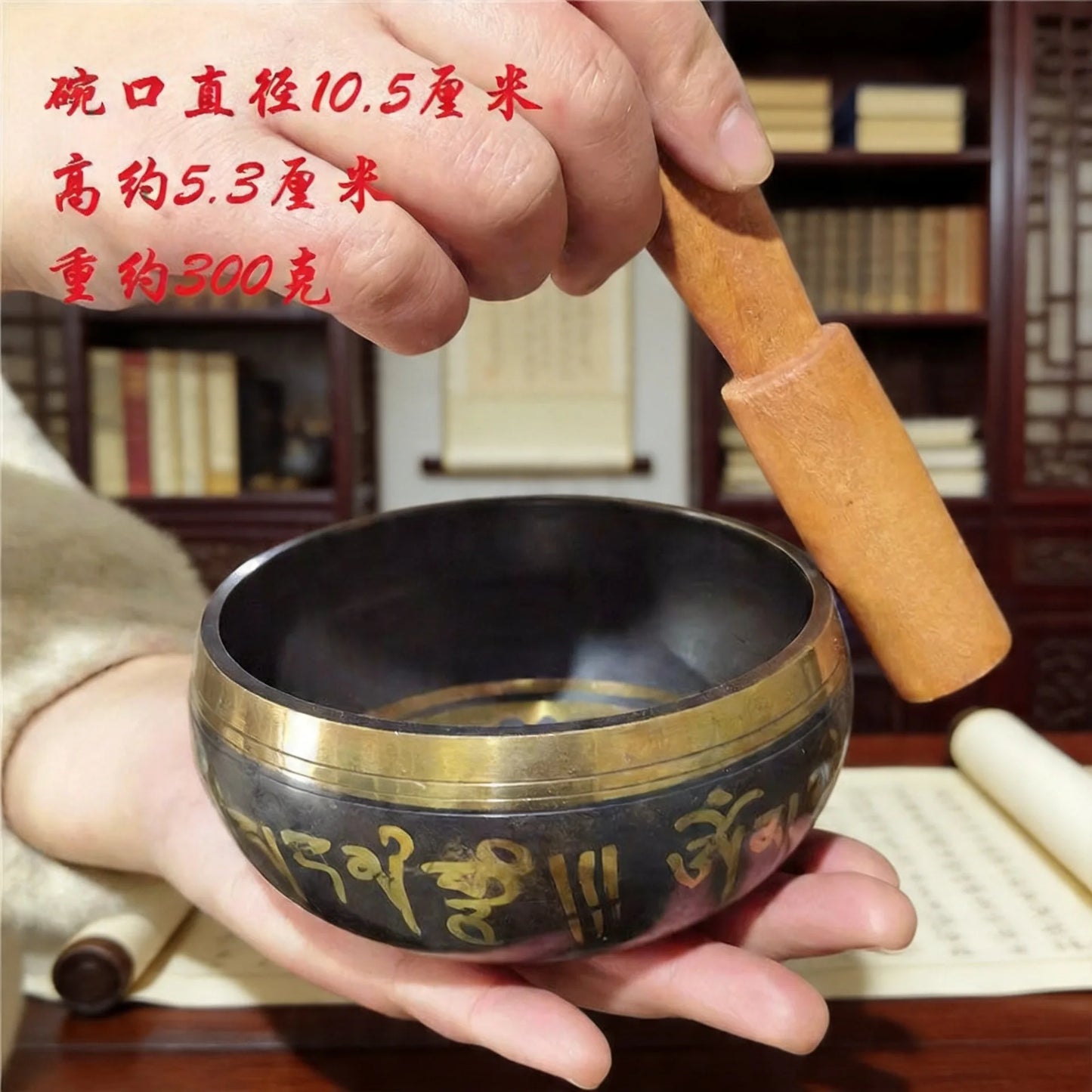 Tibetan Sanskrit Singing Bowl-ToShay.org