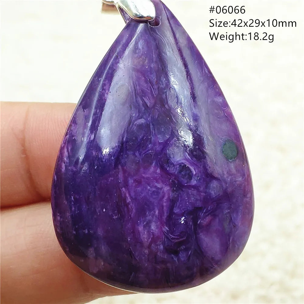 Purple Charoite Pendant-ToShay.org