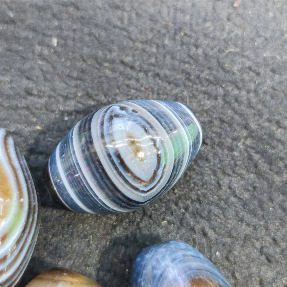 Blue Silk Agate Beads-ToShay.org